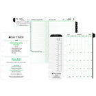 Day-Timer 2027 Reference Daily Planner Refill Desk Size - 8-1/2" x 5-1/2" - English-Each day's space includes areas for your to-do list, appointments and diary
