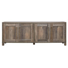 Hudson&Canal Chabot TV Stand for TV's up to 75" - Grey Oak-A transitional design accommodates TVs up to 75" for your entertaining space