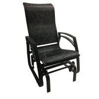 Dura Housewares Kansas Aluminium Frame Chair - Black-Smooth gliding motion