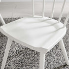 Modway Sutter Wood Dining Side Chair - White - 2 Pack-Non-Marking Foot Caps