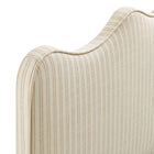 Modway Athena Striped Fabric Upholstered Full Size Headboard - Oatmeal Stripe-8