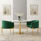 Modway Savour Tufted Performance Velvet Accent Chairs - Emerald - Set of 2-Stain-Resistant Performance Velvet