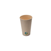 Eco-Packaging Compostable Hot Cup - 16 oz. - Natural - 1000 Pack-Natural