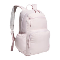 Adidas Lineage Backpack - Pink-Multiple zippered pockets provide plenty of space to organize school essentials