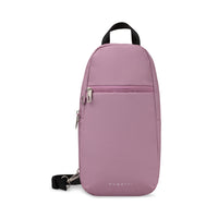 Bugatti Sling Bag with lockable zippers- Pink-Made of polyester