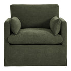 Modway Wellfleet Slipcovered Linen-Blend Armchair - Sage-Simple Assembly Required