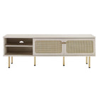 Modway Cambria 60" TV Stand - White-Non-Marking Foot Caps