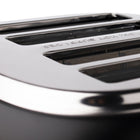 Haden Heritage 4-Slice Wide Slot Toaster - Black & Copper-The retro control dial allows you to adjust the browning setting for your bread, English muffin, bagel, waffle, etc. ensuring precise toasting	 