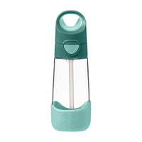 b.box - Tritan Drink Bottle - 450ml - Emerald Forest-Unique triangle shape easy for kids to grip