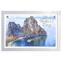 Rosedale Gold Father's Day Greeting Cards/Envelopes - 5-1/2" x 8" - Scenic - 6 Pack-Premium quality greeting cards