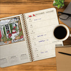 Lang 2026 Bountiful Blessings Weekly Spiral Engagement Planner - 6-1/4" W x 9-1/2" H  - English-Perforated corner page marker