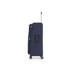 Bugatti Amsterdam Large Softside Luggage - Navy-New plastic zipper quality for main compartment, bringing a different look and enhanced durability