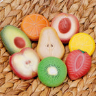 Yellow Door Fruit Sensory Play Stones 8-Piece Set-Ideal for indoor role play too