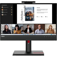 Lenovo ThinkCentre Tiny-In-One 22 Gen 5 21.5" IPS WLED Touch Monitor - 12N9GAR1US-21.5" FHD (1920 x 1090) 3-side Near-edgeless 10-point touch display