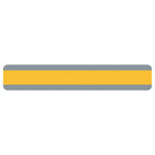 Ashley Productions Double Wide Sentence Strip Reading Guide - 1-1/4" x 7-1/4" - Goldenrod - 24 Pack-Reading guide filters are ideal for overcoming reading difficulties