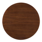 Modway Zinque 36" Dining Table - Gold Walnut-Easy-to-Clean Surface