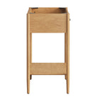 Modway Zaire 24" Bathroom Vanity Cabinet - Natural-Tapered Legs