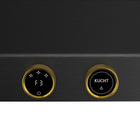 KUCHT KRHG480-GL-C 48" 1200 CFM Wall Mounted Range Hood with Digital Controls - Gemstone/Gold-Pro-style range hood features 3 powerful blowers up to 900 CFM that will give you different levels of airflow and capture smoke and cooking odours in a quiet operation