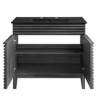 Modway Render 36" Bathroom Vanity - Charcoal/Black-8