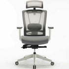 MotionGrey Cloud Mesh Series Office Chair- Executive Ergonomic Chair With Breathable Mesh Back - White-Mesh back for breathability, tight weave fabric seat, cold mold foam cushion for support
