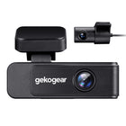 Adesso Mygekogear Orbit D410 Dashboard Camera-The front camera records at 4K Ultra HD resolution and the rear camera records in 1080P full HD resolution. This will smoothly capture clear video in fast-moving scenes.
