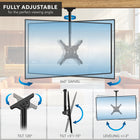 Mount-It! Full Motion Height Adjustable Ceiling TV Mount-Durable design ensures secure and reliable TV mounting