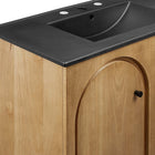 Modway Appia 36" Bathroom Vanity - Oak/Black-8