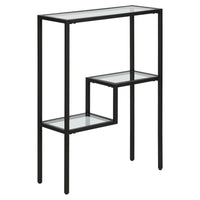 Hudson&Canal Lovett 22"W Console Table - Blackened Bronze-Modern contemporary style for your living room, hallway, or bedroom