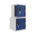 Ceha Canada OKK 12" Cube Locker - Blue Door-OPTIONAL PLINTH LEGS: Elevate your locker with optional legs for added stability and clearance