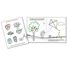 Wikki Stix Fun Activity Book - 2 Pack-Provides hands-on engagement for matching, counting, shapes, letters, numbers in sequence and simple free-form art