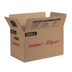 Staples Moving Box - Small - 18" L x 11" W x 12" H-Kraft corrugated box provides sturdy and reliable protection for your moving needs