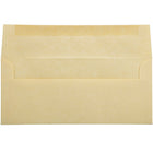JAM Paper #10 Business Envelopes, 4 1/8 x 9.5, Parchment Antique Gold Yellow Recycled, 500 Pack (900906635H)-Antique gold parchment recycled paper envelope
