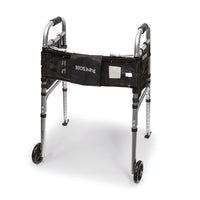 BIOS Living Deluxe Folding Walker with Wheels -Double button folding walker