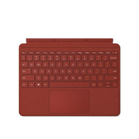 Microsoft Surface Go Signature Type Cover, Poppy Red, English-QWERTY, full row of function keys (F1 - F12)