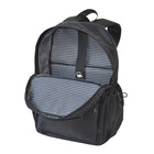 Club Rochelier Large Multi Pocket Backpack - Black-Double side pockets with elastic toggles 