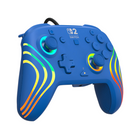 Turtle Beach Afterglow Wave Wired RGB Gaming Controller for Nintendo Switch 2 - Blue-Eight RGB zones with four pre-set modes for dynamic lighting combinations  