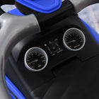 Aosom 2-in-1 Kids Ride-On Push Car - Blue-Removable guardrails add more security 