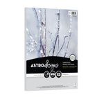 Astrodesigns 65lb Cover Paper - 8.5" W x 11" H - Metallic White Silver - 50 Pack-50 sheets of Metallic White Silver Cardstock