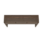 Manhattan Comfort Linda Modern 3-Drawer Console Table - Walnut Brown-30 Day Limited Manufacturer's Warranty