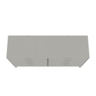 Manhattan Comfort Rockefeller Mid-Century Modern Bedroom Dresser 3-Piece Set - Off White/Nature-10