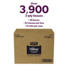 Royale Velour 3-Ply Facial Tissue - 82 Sheets/Box - 48 Pack-5