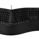 Incase By Microsoft Ergonomic Keyboard - French Canadian - Black-Designed by Microsoft