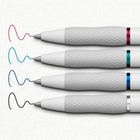 Sharpie S-Gel Fashion Barrel Gel Pens - Pearl White Body - Medium Point - 0.7 mm - Updated Classic Colour Assortment - Set of 4-Intensely bold gel ink in a range of contemporary colours for always vivid writing