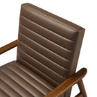 Modway Jensen Vegan Leather Accent Chair - Walnut Brown-8