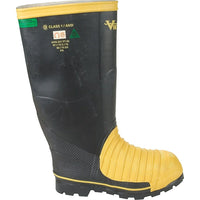 Viking, Miner 49Er Professional Mining Boots, Rubber, Steel Toe, Size 10-Material: Rubber