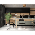 CB Office Tactic Multi-Purpose Armless Stacking Chairs - Black - 4 Pack-General dimension: 16.2" x 19.3" x 30.3"