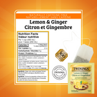 Twinings Lemon & Ginger Herbal Tea Bags - 50 Pack-Steep one tea bag in freshly boiled water for 3 to 4 minutes according to desired strength