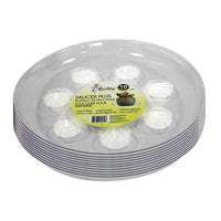 Blooms Saucer Plus - 10" - 10 Pack-Suitable for medium-sized planters