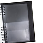 Blueline 2027 CoilPro Daily Planner with Hard Lizard-Like Cover - 8" x 5" - Black - Bilingual-100% post-consumer recycled paper