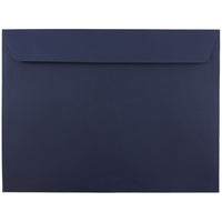 JAM Paper 9 x 12 Booklet Envelopes, Navy Blue, 100 Pack (263916011g)-Navy blue